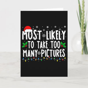 Carte Plus susceptible de prendre trop de photos Amusant