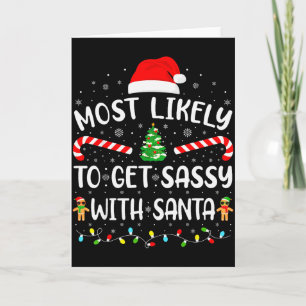 Carte Plus susceptible de se faire Sy avec Santa Family 