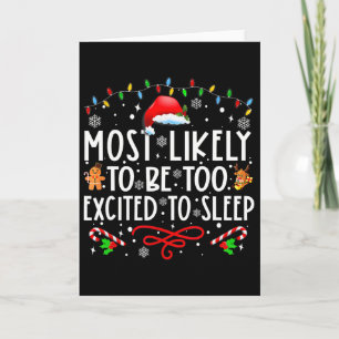 Carte Plus Susceptible D'être Trop Excité Pour Dormir Fa