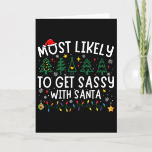 Carte Plus susceptible d'obtenir Sy avec le père Noël co