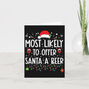 Carte Plus susceptible d'offrir une bière au Père Noël A