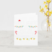 Carte Plus susceptible d'offrir une bière au Père Noël F (Fleur jaune)