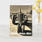 Carte Plus vieux que la saleté (Fleur jaune)