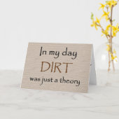 Carte Plus vieux que la terre (Fleur jaune)