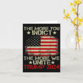 Carte Plus Vous Montrez Que Plus Nous Unissons Maga Trum (Fleur jaune)