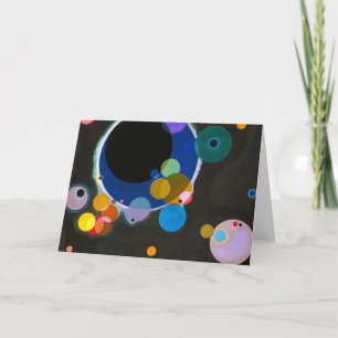 Carte Plusieurs cercles de Wassili Kandinsky