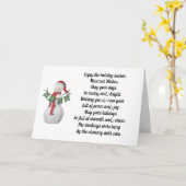 CARTE PLUSIEURS FAÇONS DE SOUHAITER UN JOYEUX NOËL (Fleur jaune)