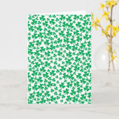 Carte Plusieurs Shamrocks (Fleur jaune)