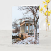 Carte Plymouth Rock canopée Février (Fleur jaune)