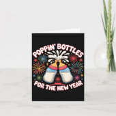 Carte Pn Bottles For The New Year Funny Baby Milk Toast  (Devant)