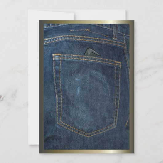 Carte Poche Denim Jeans bleu (Devant)