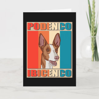 Carte Podenco Ibicenco | Propriétaire de chien Ibizan Ho