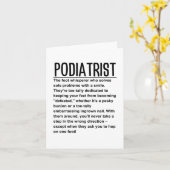 Carte Podiatre (Fleur jaune)