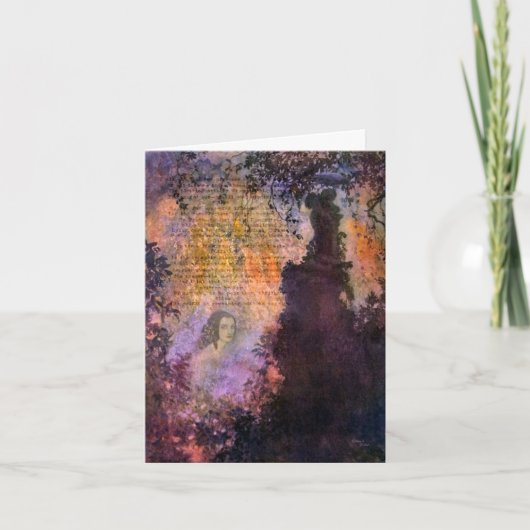 Carte Poe au collage de Mme Marie Louise (Shaw) Digital (Devant)