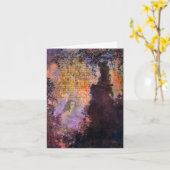 Carte Poe au collage de Mme Marie Louise (Shaw) Digital (Fleur jaune)