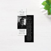 Carte Poem Carte In Love Memory Funeral Card (Bureau)