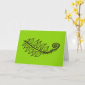 Carte Poem & Dessin De Grande Régénération (Fleur jaune)