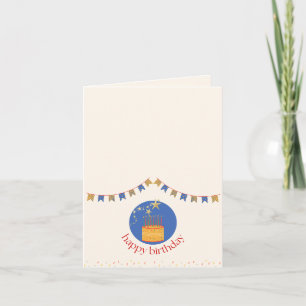 Carte Poème amusant pour l'anniversaire de mère