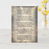 Carte Poème Angel Guardian (Fleur jaune)