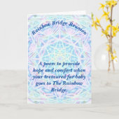 Carte Poème : Confort Pour Perdre Un Animal ; PBP, Plié (Fleur jaune)