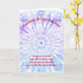 Carte Poème : Confort Pour Perte D'Animal ; PB, Plié (Fleur jaune)