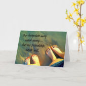 Carte Poème d'amis de Beach Forever (Fleur jaune)