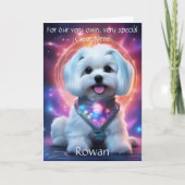 Carte Poème d'Anniversaire de la Grande Nièce cust (Devant)