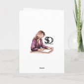 Carte Poème de l'oiseau chanteur (Dos)