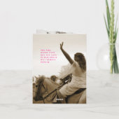 Carte poème de prière de souvenir rose blanc (Dos)