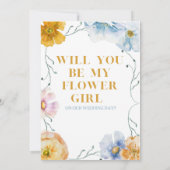 CARTE POÈME DE PROPOSITION DE FILLE FLEUVE (Dos)