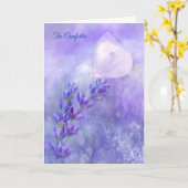 Carte Poème de réconfort pour la perte d'une sympathie p (Fleur jaune)