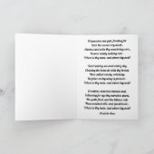 Carte Poème des mouettes et des oiseaux marins (Intérieur)