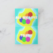 Carte Poème drôle d'amour avec conception artistique pou (Intérieur)