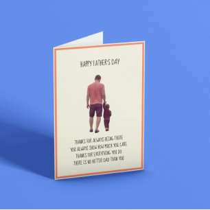 Carte Poème fête des pères