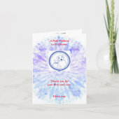 Carte Poème : Hommage de l'animal de compagnie au propri (Devant)