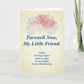 Carte Poème : Pet Perdre Sympathie FLST Folt Salutation