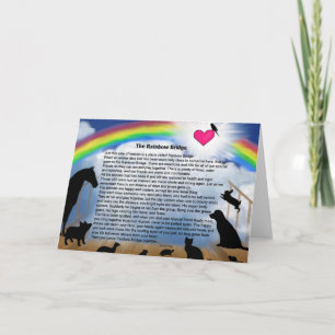 Carte Poème Rainbow Bridge