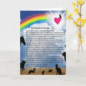 Carte Poème Rainbow Bridge (Fleur jaune)