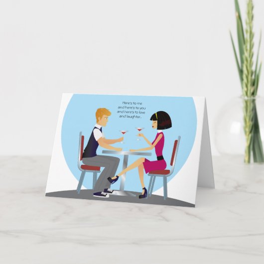 Carte Poème Valentine Humoristique (Devant)