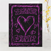 Carte Poésie Jumbo Neon Rose "You Are One" (Fleur jaune)