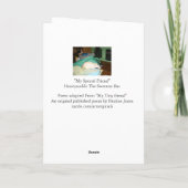 Carte poétique originale de la sympathie pour les  (Dos)