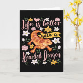 Carte Pogona Dragon À Portée Dire (Fleur jaune)