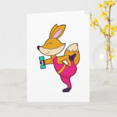 Carte Poids de Fitness Renard (Fleur jaune)