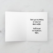 Carte Poids de grossesse - Cowboy Parenting (Intérieur)