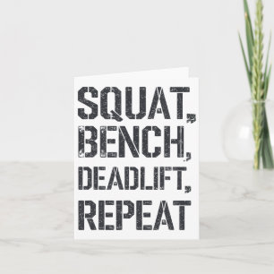 Carte Poids du banc de squat levage à répétition Gym Tee