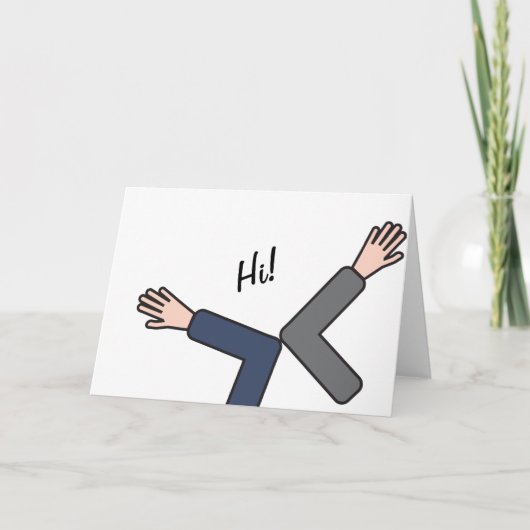 Carte Poignée à coude Coronavirus (Devant)