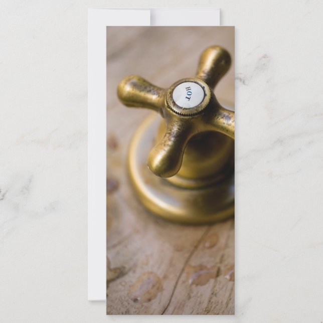 Carte Poignée de croix chaude de Faucet (Devant)