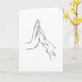 Carte Poignée et mâchoire de chien (Fleur jaune)