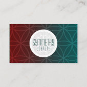 carte poinçonnée de fidélité symétrique (Dos)