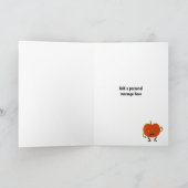 Carte Poing de trempage de tomate de comic Rotten - Text (Intérieur)